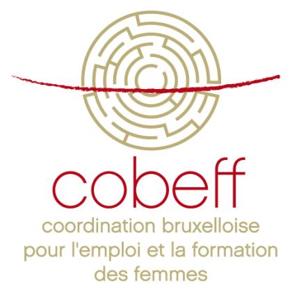 logo:COBEFF asbl - Coordination Bruxelloise pour l'emploi, la formation et l'insertion sociale des femmes peu scolarisées