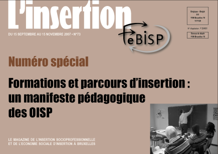 L'insertion 73Formations et parcours d'insertion : un manifeste pédagogique des OISP - Agrandir l'image