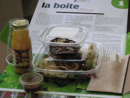 Le kit repas bio et équitable de service ARPAIJE - Agrandir l'image